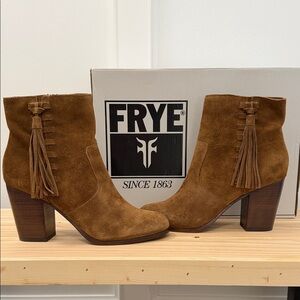 Frye Women's Myra Suede Heeled Boots